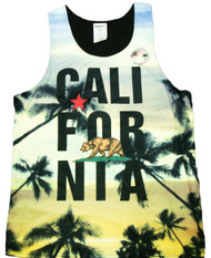 California Bear Graphic Tank Top