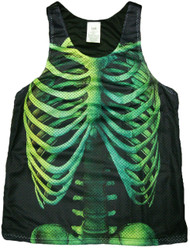 Skeleton Print Tank Top