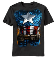 Captain America The American Way Costume Adult T-shirt