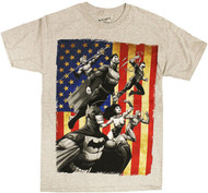 DC Comics Superman Batman Justice League New 52 Adult T-Shirt