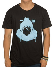 Overwatch Mei Spray Paint Premium Adult T-Shirt