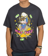 Overwatch Gremlin D.VA Premium Adult T-Shirt