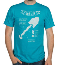 Official Mojang Sandbox Video Game Tee Minecraft Pickaxe Diagram Youth T-Shirt