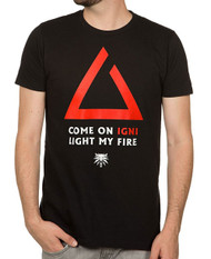 Witcher 3 Axii Igni Light My Fire Premium Adult T-Shirt
