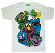 Sesame Street Bright Group Youth T-shirt