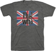 The Who Union Jack Logo Adult T-Shirt