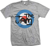 The Jam - Grey Target Adult T-Shirt