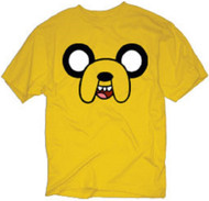 Adventure Time Jake Face Adult T-Shirt
