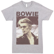David Bowie - Smoking Photo Adult T-Shirt