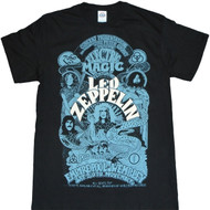 Led Zeppelin Magic Poster Adult T-Shirt