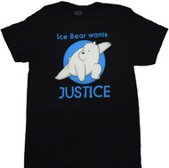 We Bare Bears - Ice Bear Wants Justice Adult T-Shirt