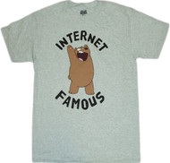 We Bare Bears Internet Famous Adult T-Shirt
