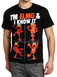 Sesame Street I'm Elmo & I Know It Adult T-Shirt