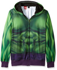 Marvel Buff Hulk Sublimated Costume Adult Hoodie