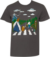Adventure Time - Land Of 000 Landscape Adult T-Shirt