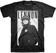 John Lennon Cabbie Portrait Adult T-Shirt