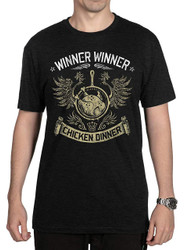 PUBG Pioneer Winner Winner Chicken Dinner Premium Cotton Gaming Adult T-Shirt