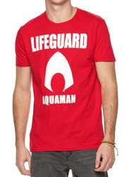 Justice League Aquaman Lifeguard Adult T-Shirt