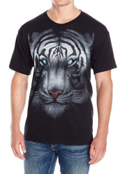 Majestic White Tiger Adult T-Shirt