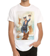 DC Comics Catwoman Selfie Comic Adult T-Shirt