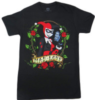 DC Comics Harley Quinn Tattoo Adult T-Shirt
