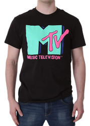 MTV Cyan Adult T-Shirt