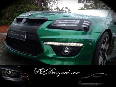 Holden/ HSV ve Stripe sight headlight covers, available at www.fldesigned.com, another FLD product