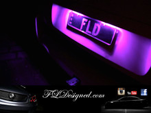 FLD Pink Ve L.E.D Number Plate Bulbs by Fl Designed to suite all Ve models, Including Hsv Maloo, gts and clubsport