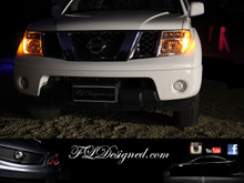 Amber (orange) Nissan Navara L.E.D Bulbs by FL Designed.com aka FLD