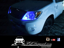 Toyota Hilux Blue l.e.d parkers by FLDesigned aka FLD www.fldesigned.com