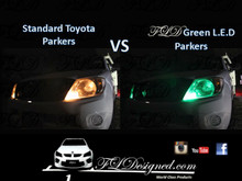 Toyota Hilux Green L.e.d Parkers by FL Designed Aka FLD www.fldesigned.com