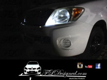 Toyota Hilux Bright white l.e.d parkers by FLDesigned aka FLD www.fldesigned.com