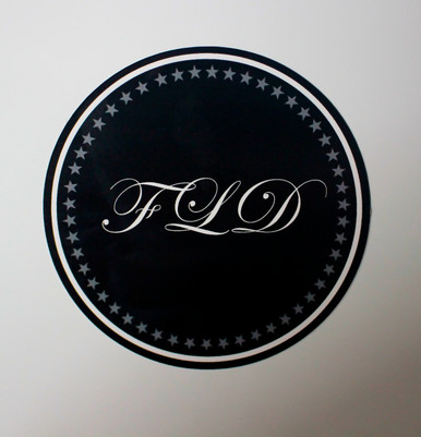 FLD "Circle Star"  7cm round Decal