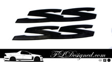 Holden Ve/ VF Matte Black SS Badges by FLDesigned