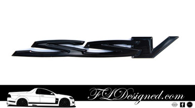 Holden Ve/Vf Gloss Black SSV badge by FLDesigned