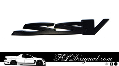 Holden Ve/ Vf Matte Black SSv Badges by FL Designed