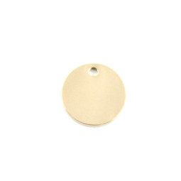 Petite Circle 20mm - 18ct GOLD Plated - Stainless Steel