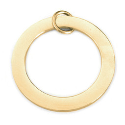 Premium Washer - LRG (38mm) 18ct GOLD Plated - Stainless Steel