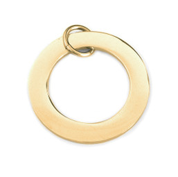 Premium Washer - MED (32mm) 18ct GOLD Plated - Stainless Steel