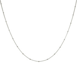 Satellite Curb Chain Fine - 46cm / 18" - Polished Stainless Steel