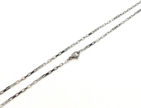 Elongated Box Chain 2mm - 46cm / 18" - Polished Stainless Steel