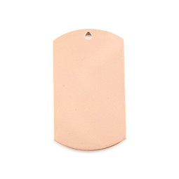 Dog Tag -ROSE GOLD PLATED - Stainless Steel
