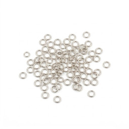 Jump Ring 3.5mm SILVER - Stainless Steel - Bulk Pack 100