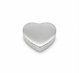 Heart Pendant 18mm - SILVER - Stainless Steel