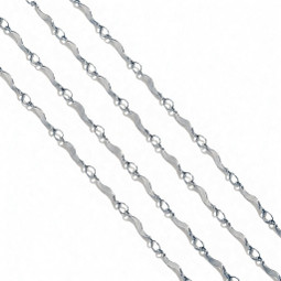 S Chain SILVER Per Metre