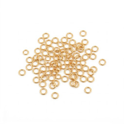 Jump Ring 3.5mm - 18ct GOLD Plated - BULK 100 pk