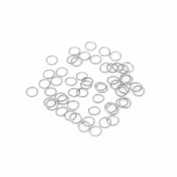 Jump Ring Fine 3mm SILVER - Stainless Steel - 100pk