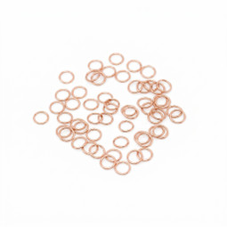 Jump Ring Fine 3mm - 18ct ROSE Plated - Stainless Steel - 100pk