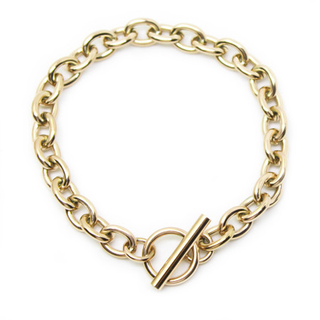 316-TBG Toggle Bracelet 19cm GOLD