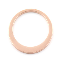 Offset Washer - LRG (32mm) 18ct ROSE Plated - Stainless Steel